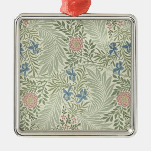 Ornement Métallique William Morris Larkspur Fond d'écran floral