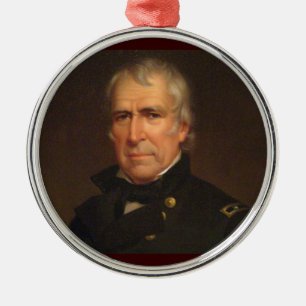 Ornement Métallique Zachary Taylor 12e Président