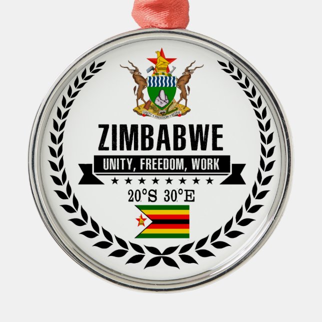 Ornement Métallique Zimbabwe (Devant)
