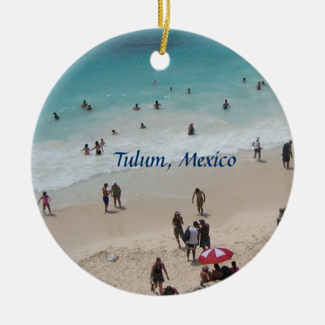 Ornement mexicain de plage (Devant)