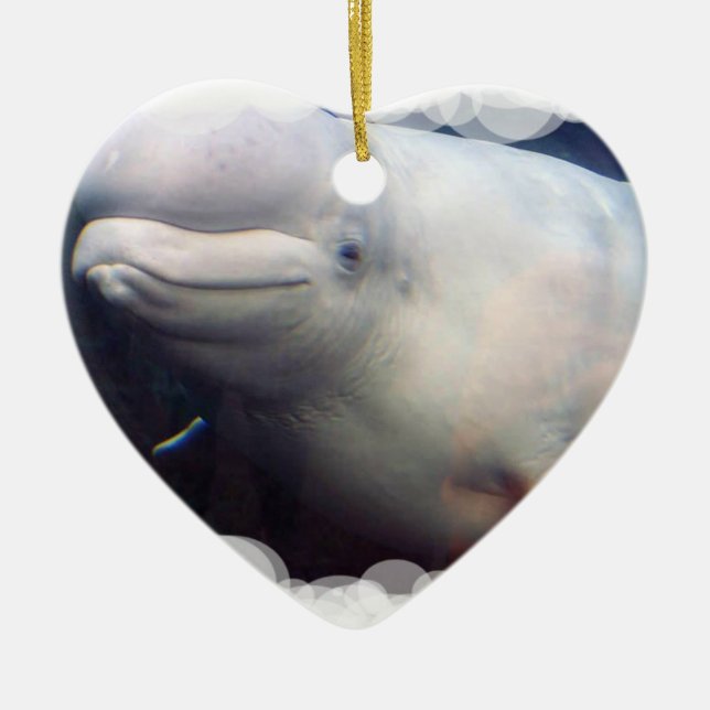 Ornement mignon de baleine de beluga (Devant)