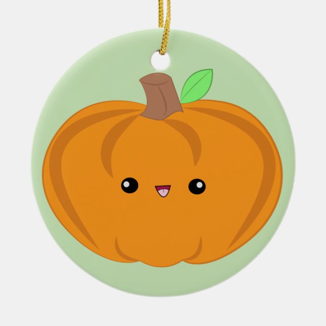 Ornement mignon de citrouille de bébé (Devant)