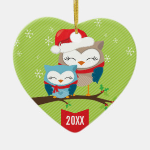 ORNEMENT MIGNON DE NOËL : : couples de fête de
