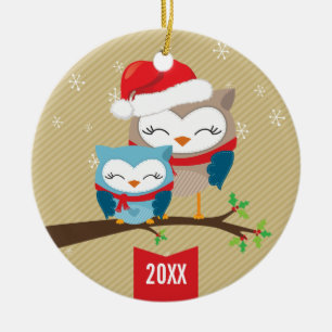 ORNEMENT MIGNON DE NOËL : : couples de fête de