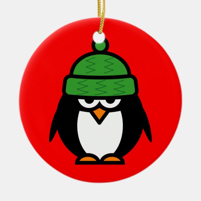 Ornement mignon de Noël de bande dessinée de (Devant)