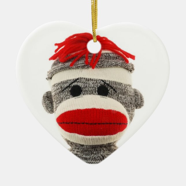 ORNEMENT MIGNON DE SINGE DE CHAUSSETTE (Devant)