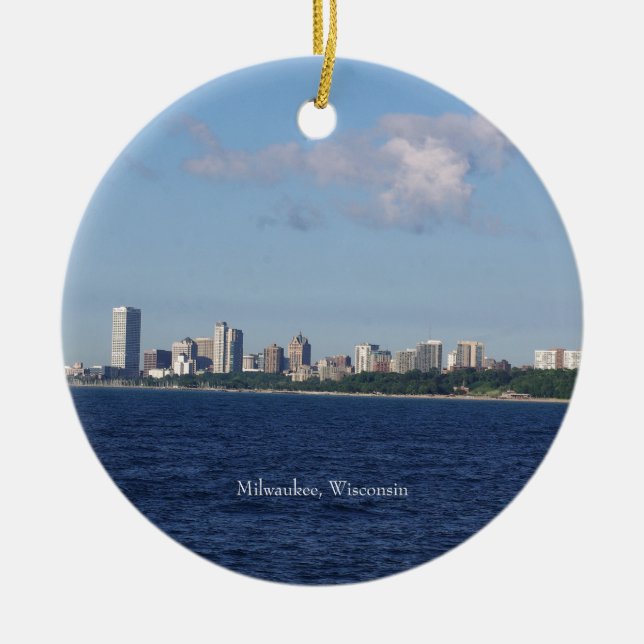 Ornement Milwaukee Skyline (Devant)