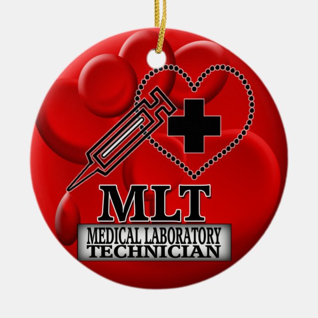 ORNEMENT MLT - TECHNICIEN DE LABORATOIRE DE SANG (Devant)