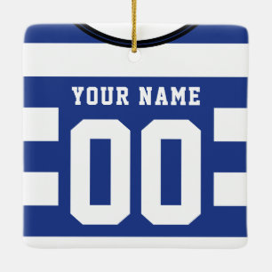 Ornement Modèle de Jersey de Football personnalisa