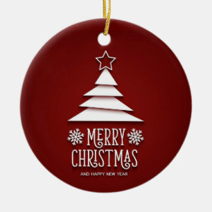ORNEMENT MODERNE "MERRY CHRISTMAS"