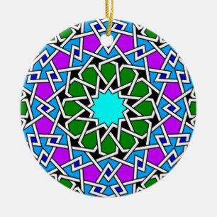 Ornement motif géométrique islamique