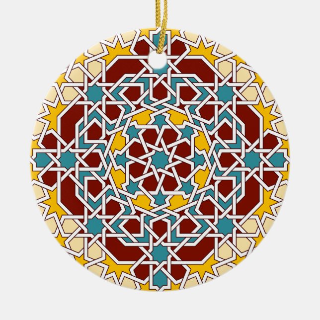 Ornement motif géométrique islamique (Devant)