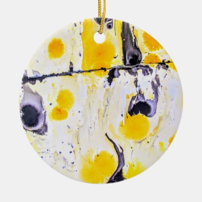 Ornement Motif jaune et noir (Devant)