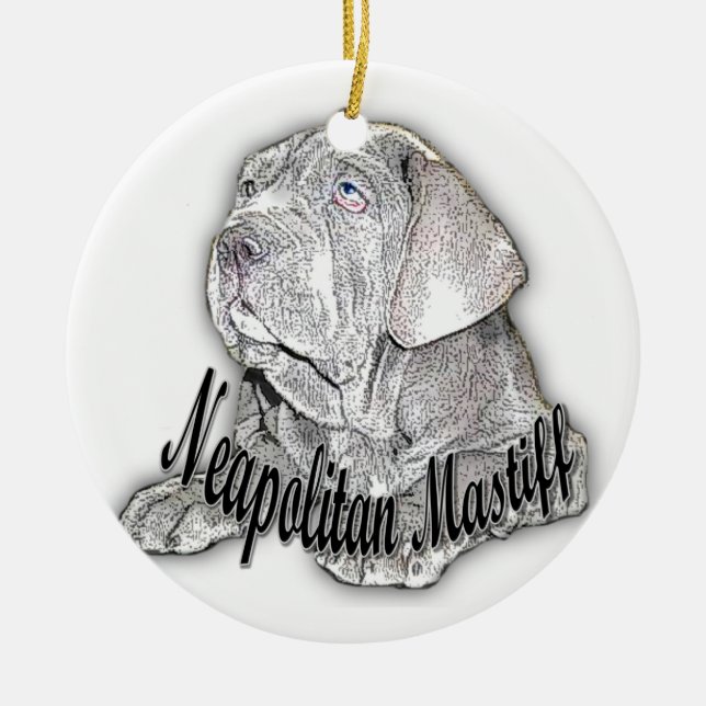 Ornement napolitain de mastiff (Devant)