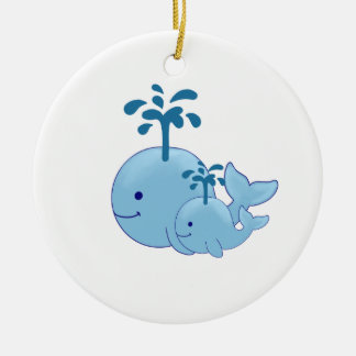 Ornement nautique de baleine, maman