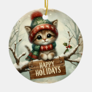 Ornement Noël Kitty