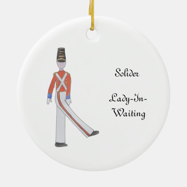 Ornement Nutcracker personnalisé (Dos)