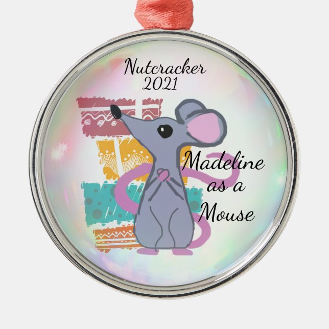 Ornement Nutcracker personnalisé - Souris (Devant)