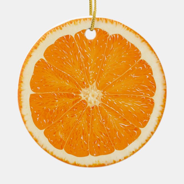 Ornement orange d'agrume (Devant)