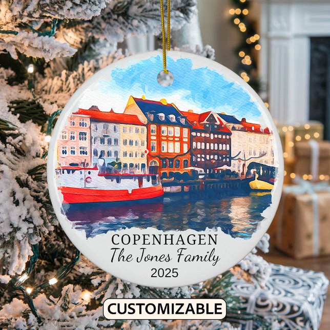 Ornement Oslo personnalisé, Danemark Cadeau (Créateur téléchargé)