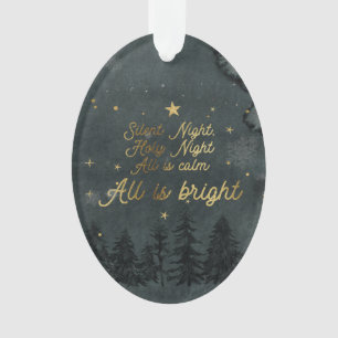 Ornement Oval de nuit silencieux