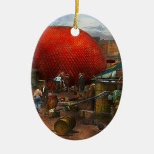 Ornement Ovale En Céramique Ballon - Remplissage de ballons chez Wanamaker - 1