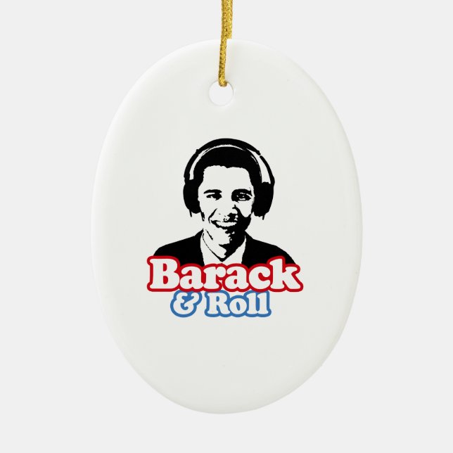 ORNEMENT OVALE EN CÉRAMIQUE BARACK ET PETIT PAIN (Devant)