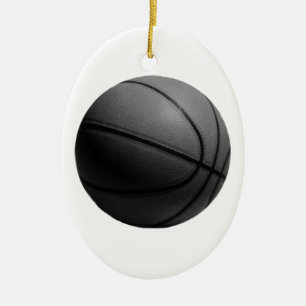 Ornement Ovale En Céramique Basket
