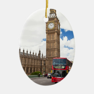 Ornement Ovale En Céramique Big Ben