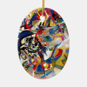 Ornement Ovale En Céramique Composition VII de Kandinsky