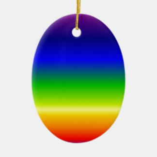 Ornement Ovale En Céramique Concepteur Customisé couleur coloré