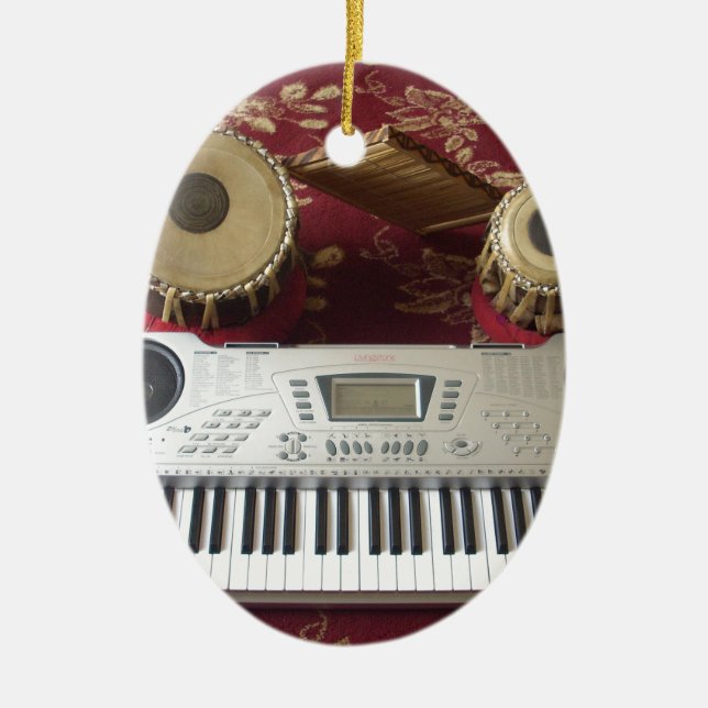 Ornement Ovale En Céramique Hakuna Matata Music Makers.JPG (Devant)