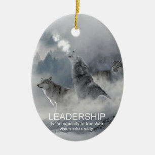 Ornement Ovale En Céramique leadership motivation inspiration citation