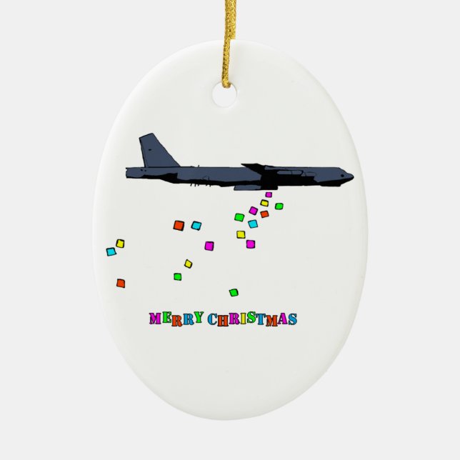 Ornement Ovale En Céramique Noël - B-52 Gifting - (Devant)