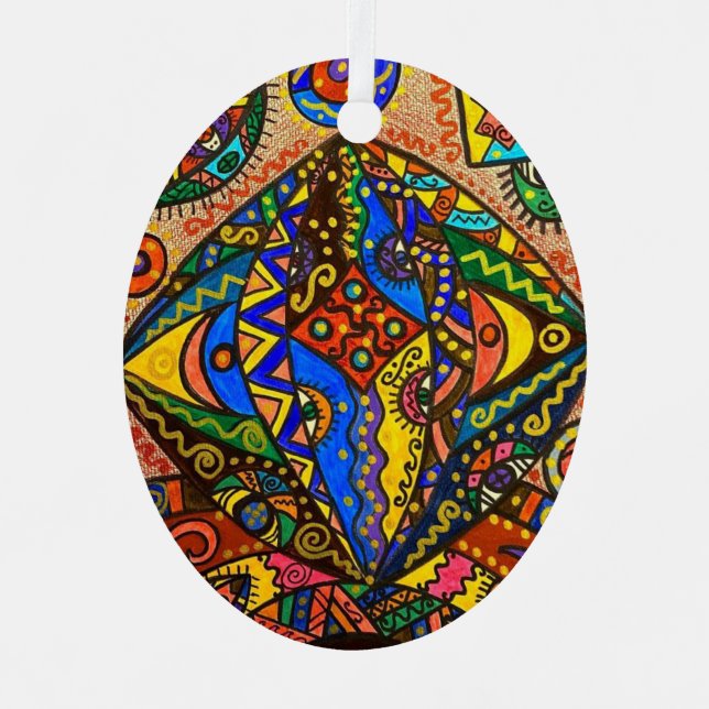 Ornement ovale métallique (Recto)