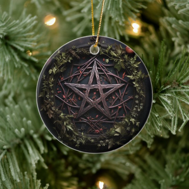 Ornement Pagan Pentagram (Arbre)