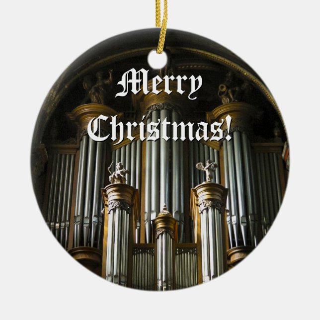 Ornement parisien de Noël d'organe (Devant)