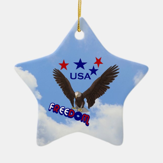 Ornement patriotique de l'aigle de la liberté (Devant)