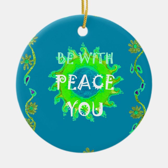 Ornement Peace Be with You Art Print (Devant)