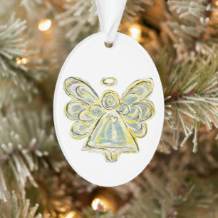 Ornement Pendentif de vacances White Guardian Ange