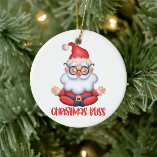 Ornement Père Noël de Noël Zen
