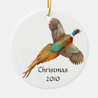 Ornement personnalisable de faisan de Ringneck