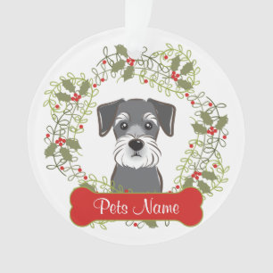 Ornement personnalisable de Schnauzer