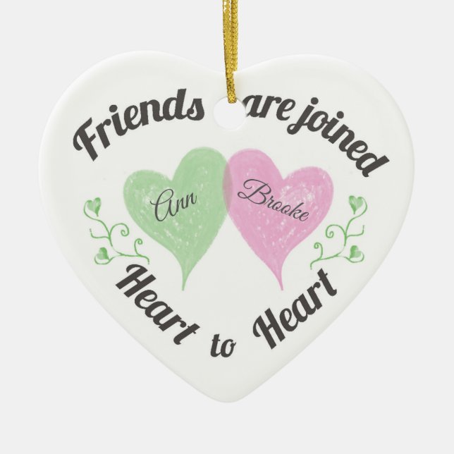 Ornement personnalisé d'amis (Devant)