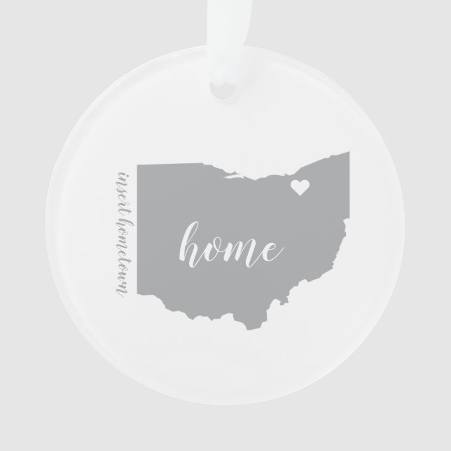 Ornement personnalisé dans la ville d'Ohio (devant)