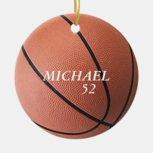 Ornement personnalisé de basket-ball