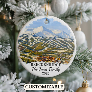 Ornement personnalisé de Breckenridge sur mesure C
