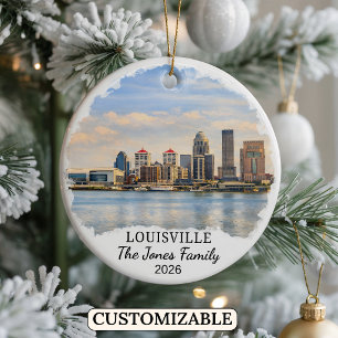 Ornement personnalisé de Louisville, Kentucky sur