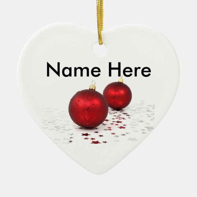 Ornement personnalisé de Noël (Devant)