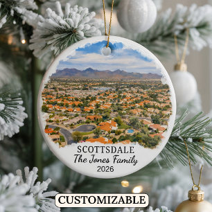 Ornement personnalisé de Scottsdale, Arizona sur m